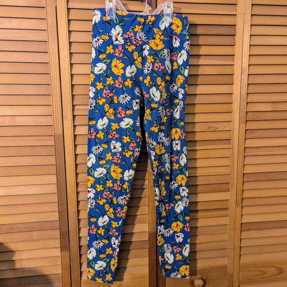 Lularoe Floral Print‎ Leggings OS